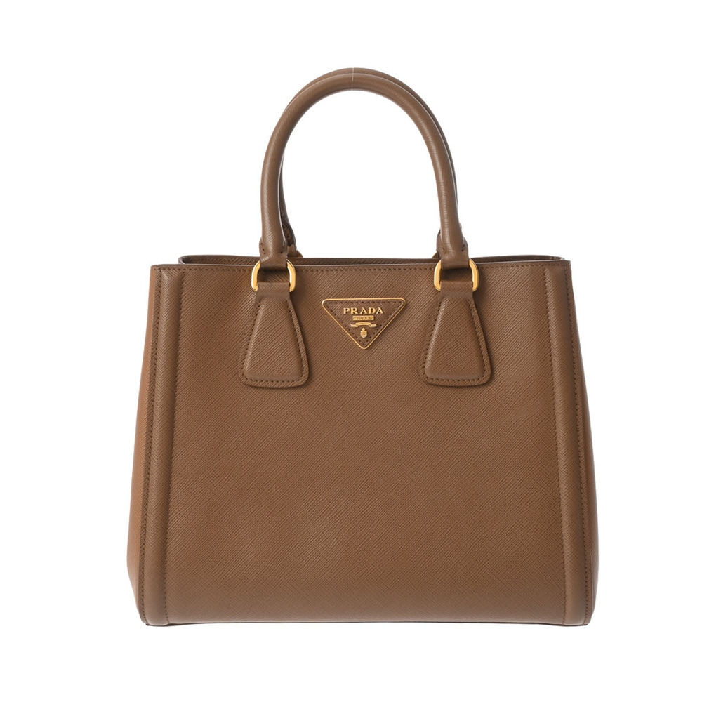Prada Brown Saffiano Handbag - Picture 2 of 11
